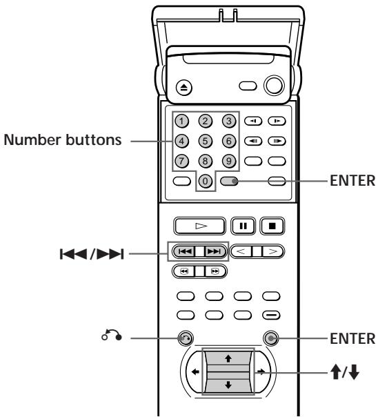 SONY DVP-S3000 - Playing VIDEO CDs with PBC Functions (PBC Playback) - 2