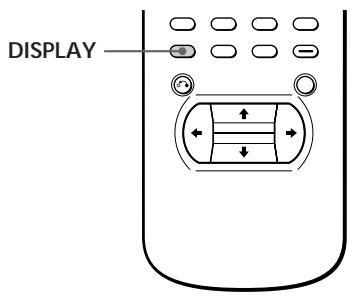 SONY DVP-S3000 - Using the On-Screen Display - 1