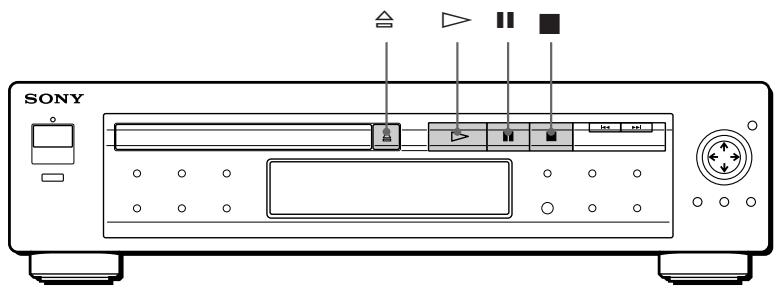 SONY DVP-S3000 - To stop playback - 1