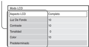 SONY DVP-FX740DT - Pulse ↑/↓ para seleccionar "Modo LCD" y pulse ENTER. - 1