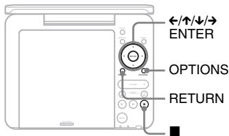 SONY DVP-FX740DT - Using the Setup Display - 1
