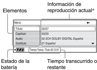 SONY DVP-FX740DT - Pulse DISPLAY mientras reproduce un DVD. - 1