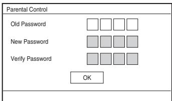 SONY DVP-FX740DT - To change the password - 1