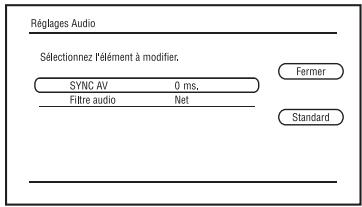 SONY BDP-S357 - Pour régler les caractéristiques du son - 1
