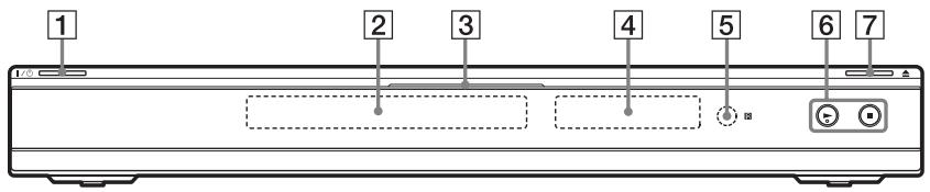 SONY BDP-S357 - Panneau avant - 1
