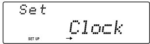 SONY XR-C7220R - Setting the clock - 1