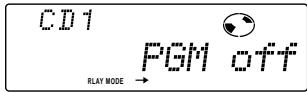 SONY XR-C7220R - Press SHIFT, then press ④ (PLAY MODE) repeatedly until "PGM off" appears. - 1