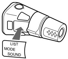 SONY XR-C7220R - Preparar o comando rotativo - 2