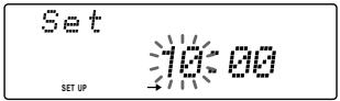 SONY XR-C7220R - Setting the clock - 4