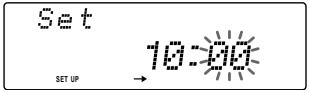 SONY XR-C7220R - Setting the clock - 5