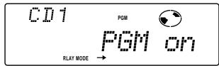 SONY XR-C7220R - Press ⑤ (→repeatedly until "PGM on" appears. - 1