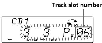 SONY XR-C7220R - Press ② (←) or ⑤ (→) to select the track you want to erase. - 1