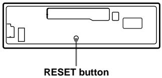 SONY XR-CA665EE - Resetting the unit - 1