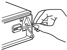 SONY XR-CA665EE - Cleaning the connectors - 1
