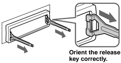 SONY XR-CA665EE - Removing the unit - 1