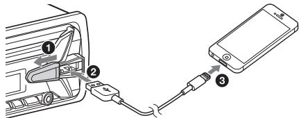 SONY MEX-N5100BT - Verbinding makes met een iPhone/ iPod (automatische BLUETOOTH-koppeling) - 1