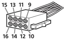 SONY MEX-N5100BT - Scheme de raccordement electrique - 1