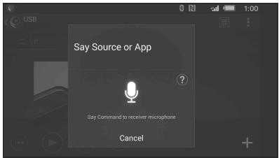 SONY MEX-N5100BT - Activation de la reconnaissance vocale - 1