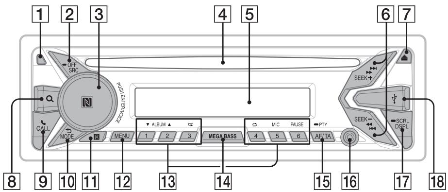 SONY MEX-N5100BT - Hoofdapparaat - 1