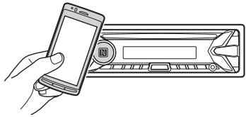 SONY MEX-N5100BT - Verbinding makes met een smartphone door middel van One touch (NFC) - 1