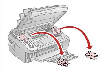 EPSON STYLUS SX515W - Précautions lors de la manipulation des cartouches d'encre - 4