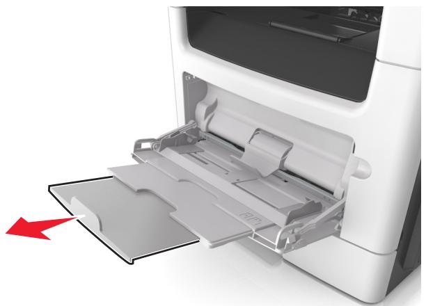EPSON MX310DN - Caricamento dell'alimentatore multiuso - 3