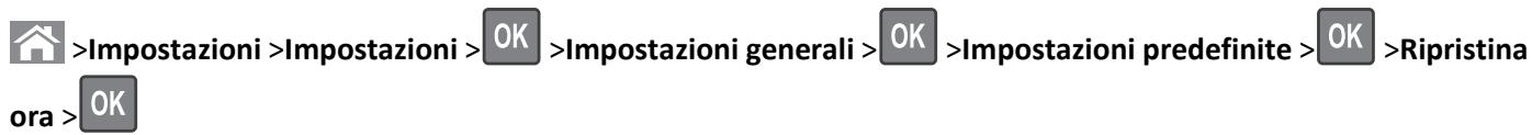 EPSON MX310DN - Ripristino delle impostazioni predefinite di fabbrica - 1