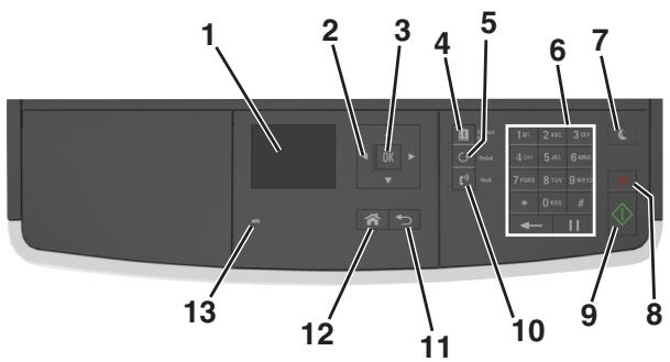 EPSON MX310DN - Usando il pannello di controllo della stampante - 1