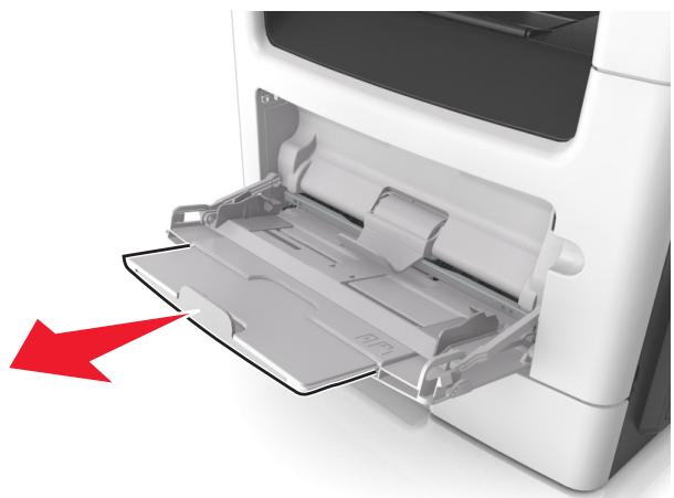 EPSON MX310DN - Caricamento dell'alimentatore multiuso - 2