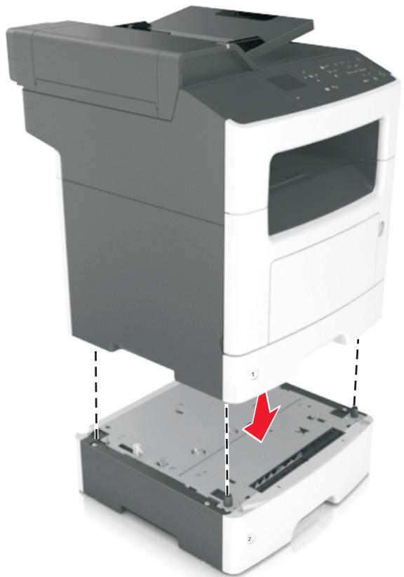 EPSON MX310DN - Installazione del vassoio opzionale - 7