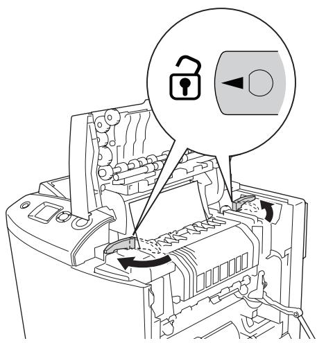EPSON ACULASER C2600 - Ouvrez le capot B. - 3