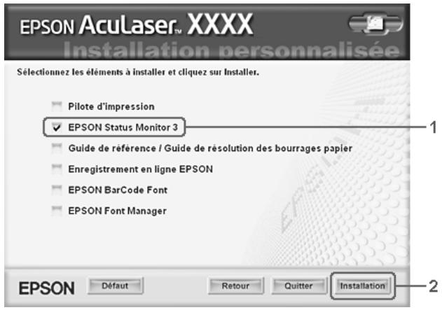 EPSON ACULASER C2600 - Remarque : - 2