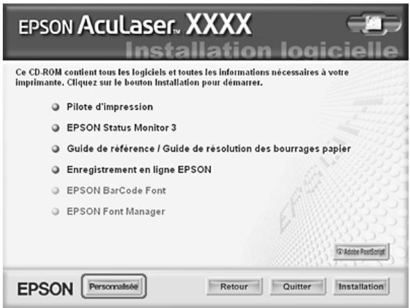 EPSON ACULASER C2600 - Remarque : - 3