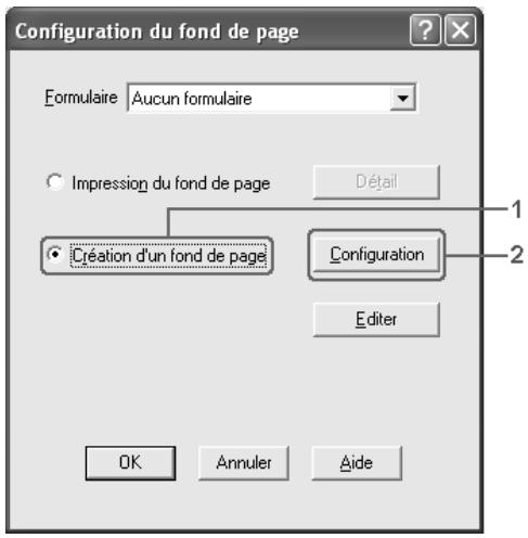 EPSON ACULASER C2600 - Création d'un fond de page - 2