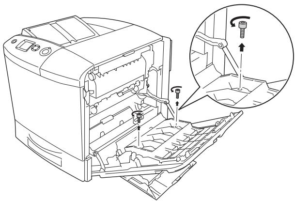EPSON ACULASER C2600 - Installation de l'unité recto verso - 3