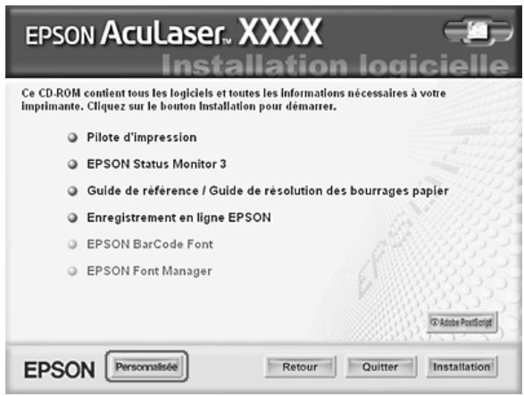 EPSON ACULASER C2600 - Remarque : - 1