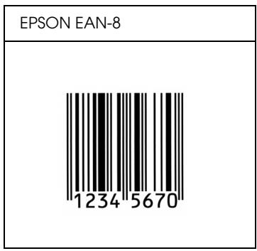 EPSON ACULASER C2600 - Caractéristiques des polices BarCode - 1
