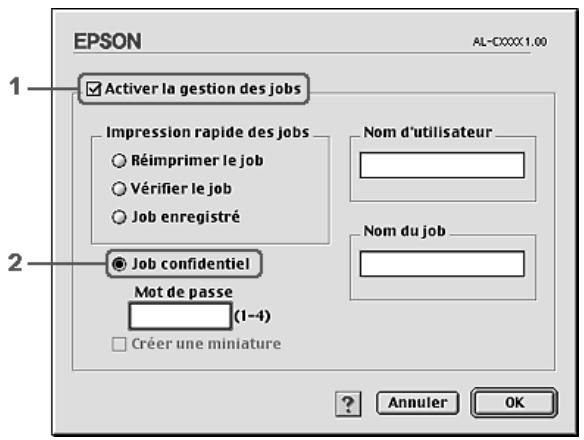 EPSON ACULASER C2600 - Pour les utilisateurs de Mac OS 9 - 1