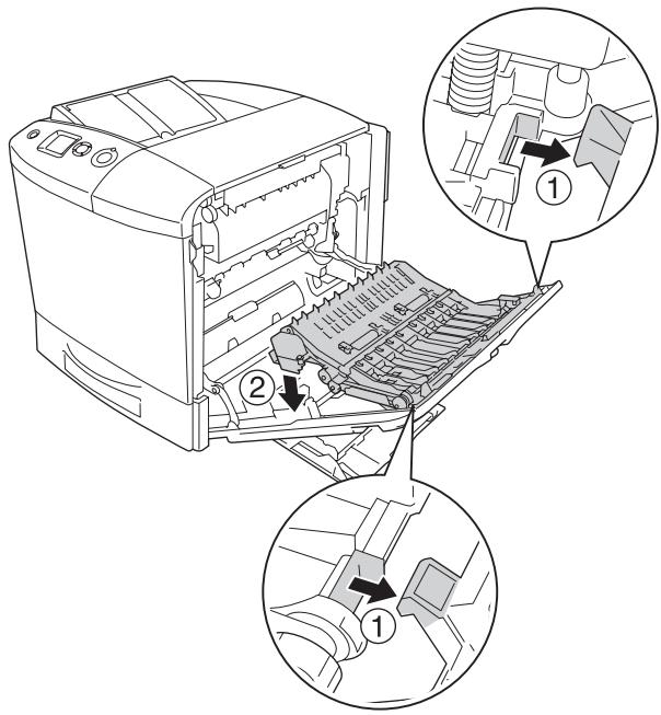 EPSON ACULASER C2600 - Installation de l'unité recto verso - 5