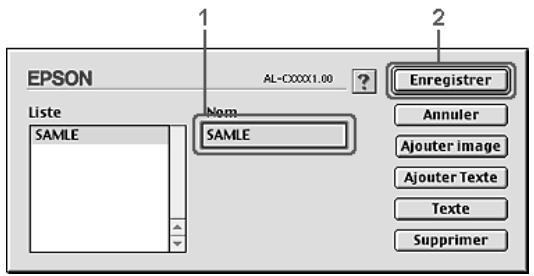 EPSON ACULASER C2600 - Création d'un filigrane - 4