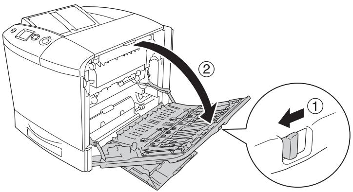 EPSON ACULASER C2600 - Installation de l'unité recto verso - 2