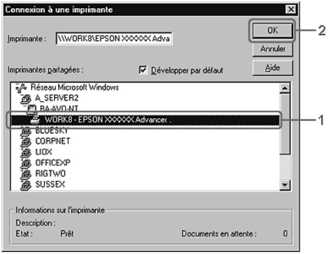 EPSON ACULASER C2600 - Sous Windows NT 4.0 - 1