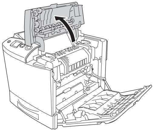 EPSON ACULASER C2600 - Ouvrez le capot B. - 1