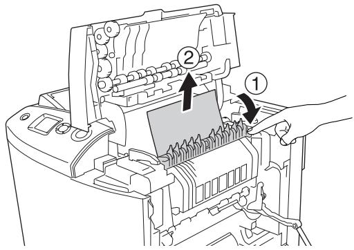 EPSON ACULASER C2600 - Ouvrez le capot B. - 2