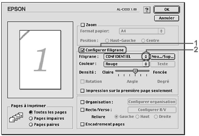 EPSON ACULASER C2600 - Remarque : - 1
