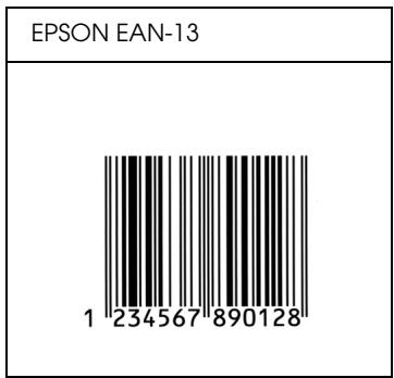 EPSON ACULASER C2600 - Caractéristiques des polices BarCode - 2