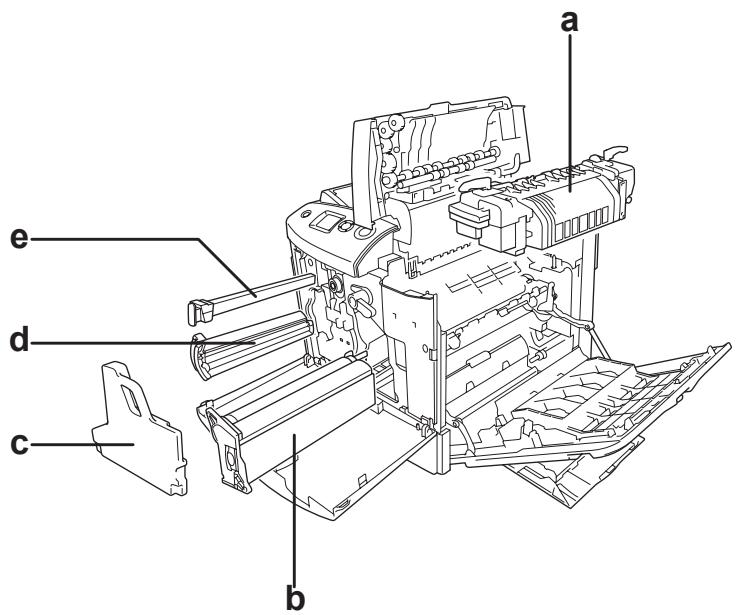 EPSON ACULASER C2600 - Intérieur de l'imprimante - 1