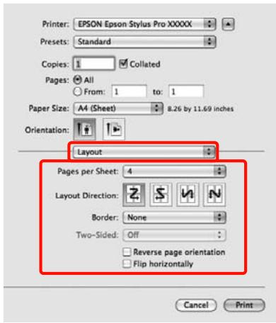 EPSON PRO 9908 - Configuration des paramètres sous Mac OS X - 1