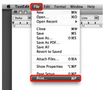 EPSON PRO 9908 - Procedures d'impression (Mac OS X) - 1