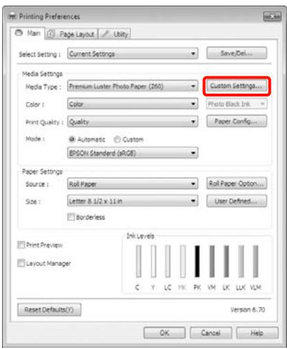 EPSON PRO 9908 - Enregistrement des paramètres de support - 2